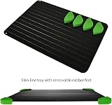 JINGQIANLIU Non-Stick Defrosting Tray, Fast Thaw Board for Meat view 7