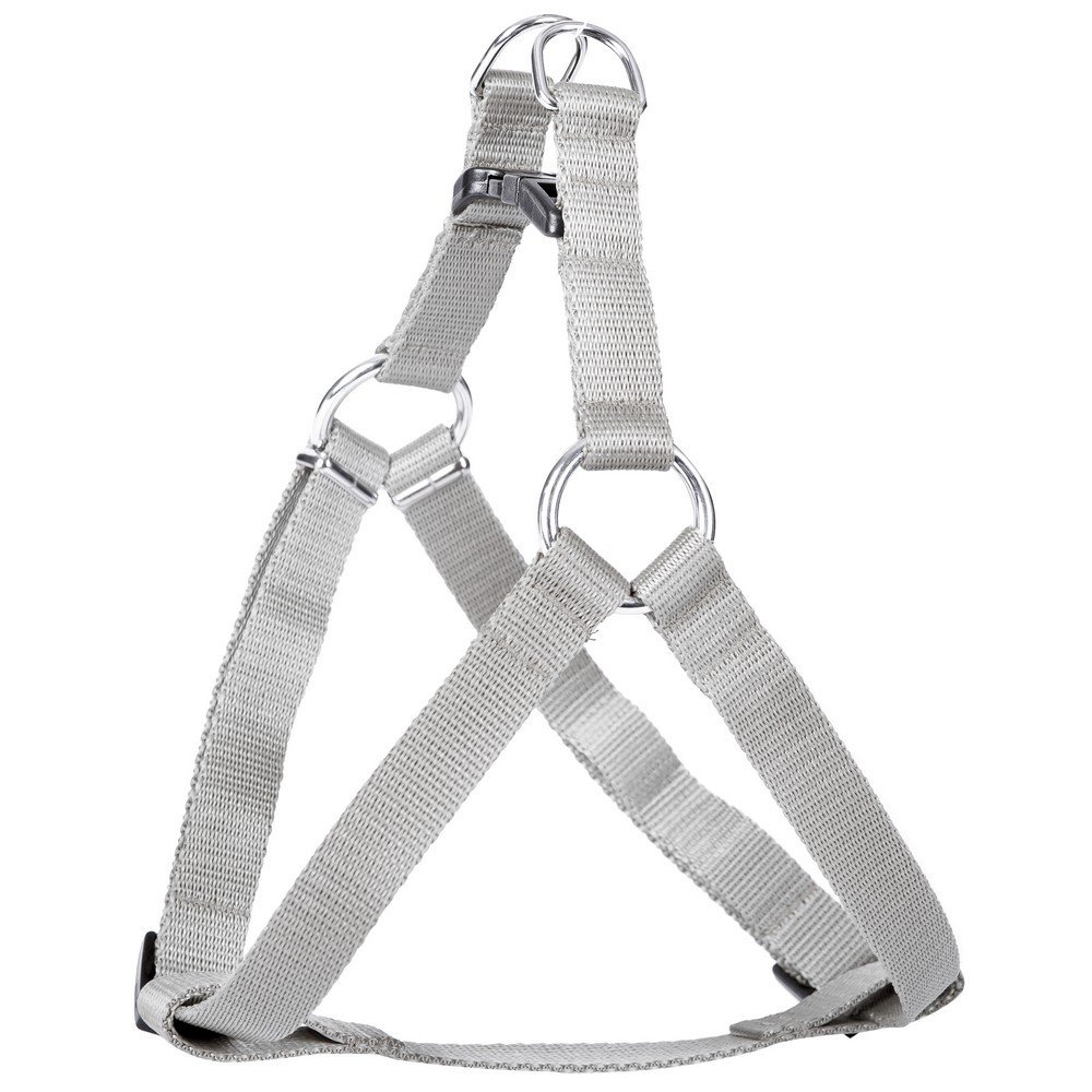 Dingo Dog Harness with Plastic Buckle Easy Wearing, Modern Durable Handmade of Material Grey 94643