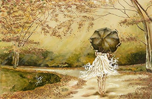 Canvas Wall Art 8"x10",11"x14", 16"X20" - THE ROAD - print on canvas by Karina Llergo Art