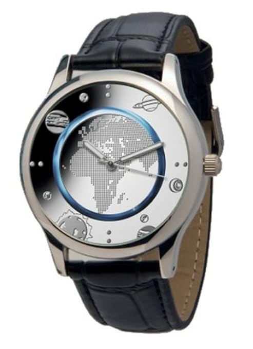 Armbanduhr zur 5 Euro 2016 Münze blauer Planet Erde exklusiv