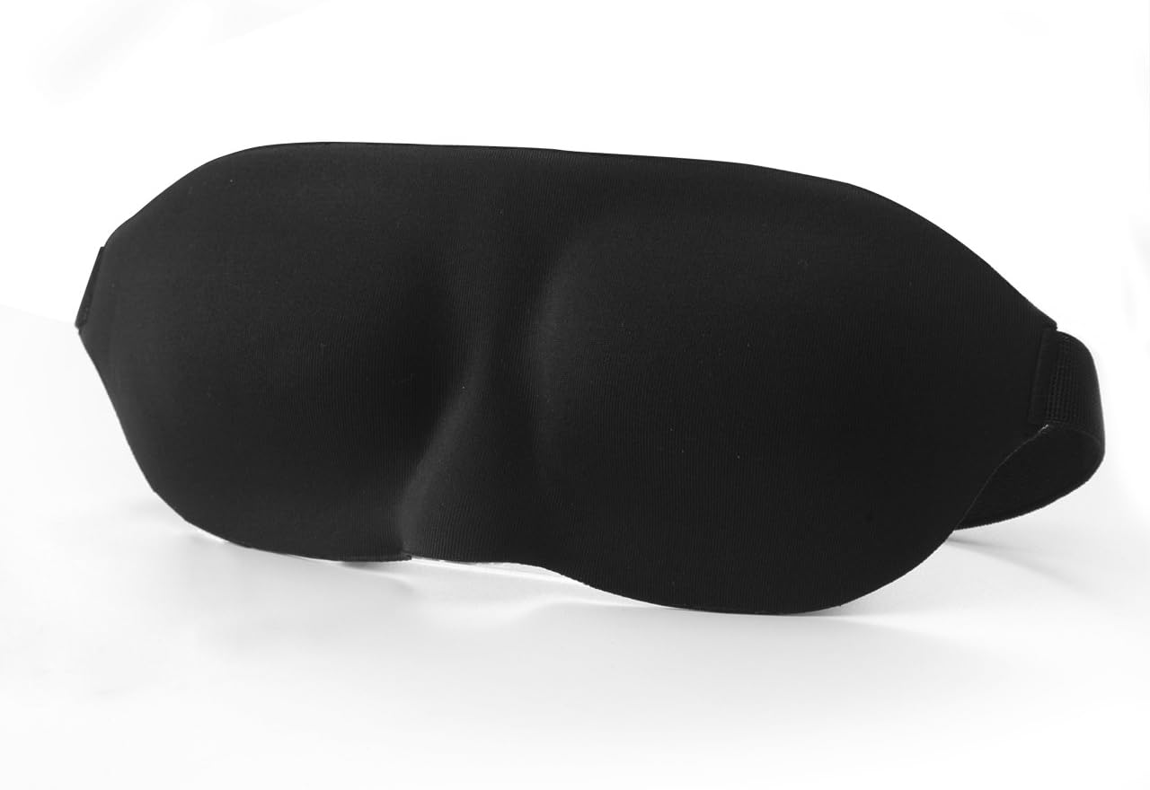 Relax Art Sleep Mask, Soft Silk Lightweight & Comfortable Eye Masks with 2 Free Ear Plugs