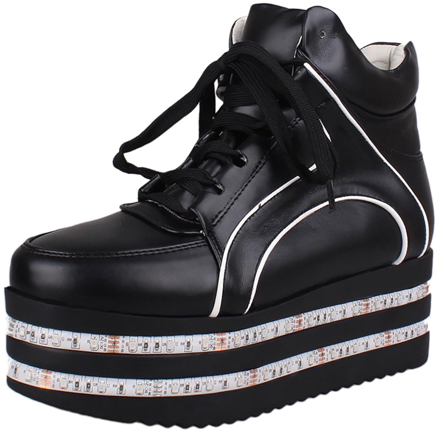 led platform sneakers