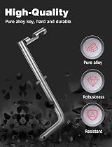 Mellbree Fire Brigade Drop Key for Communal Door Access 2 Pack view 2