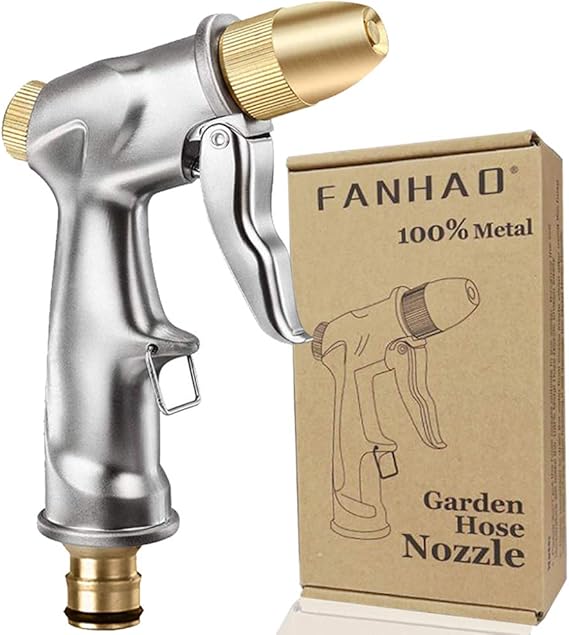FANHAO Garden Hose Spray Gun High Pressure Water Hose Pipe Spray Gun