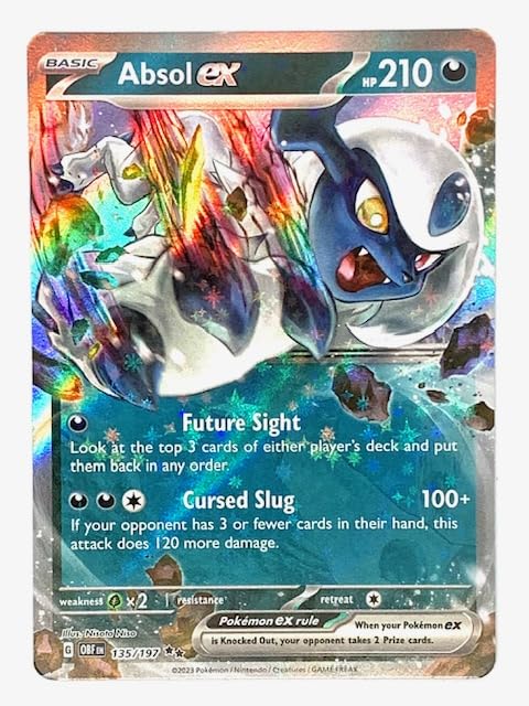Absol ex 135/197 Double Rare - Obsidian Flames - Pokemon Single Card