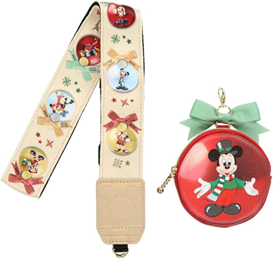 Amazon Co Jp ディズニー クリスマス 18 リゾート クラシカル カメラストラップ ミッキー マウス カメラ 一眼レフ ストラップ アクセサリー リゾート限定 家電 カメラ