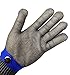 Safety Work Gloves Stab Resistant 316 Stainless Steel Metal Mesh Butcher Glove Size XL Level 5 Protection