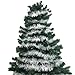 36 FT Christmas Garland Classic Christmas Decorations, Silver/White