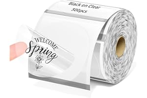 Phomemo 2" x x Thermal Labels, Self-Adhesive Round Sticker, Thermal Sticker Labels for 241BT, 245BT, D520BT, D450BT Label Pri