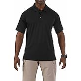 5.11 Tactical Men's Performance Short Sleeve Polo, 100% Polyester, Moisture Wicking, Style 71049