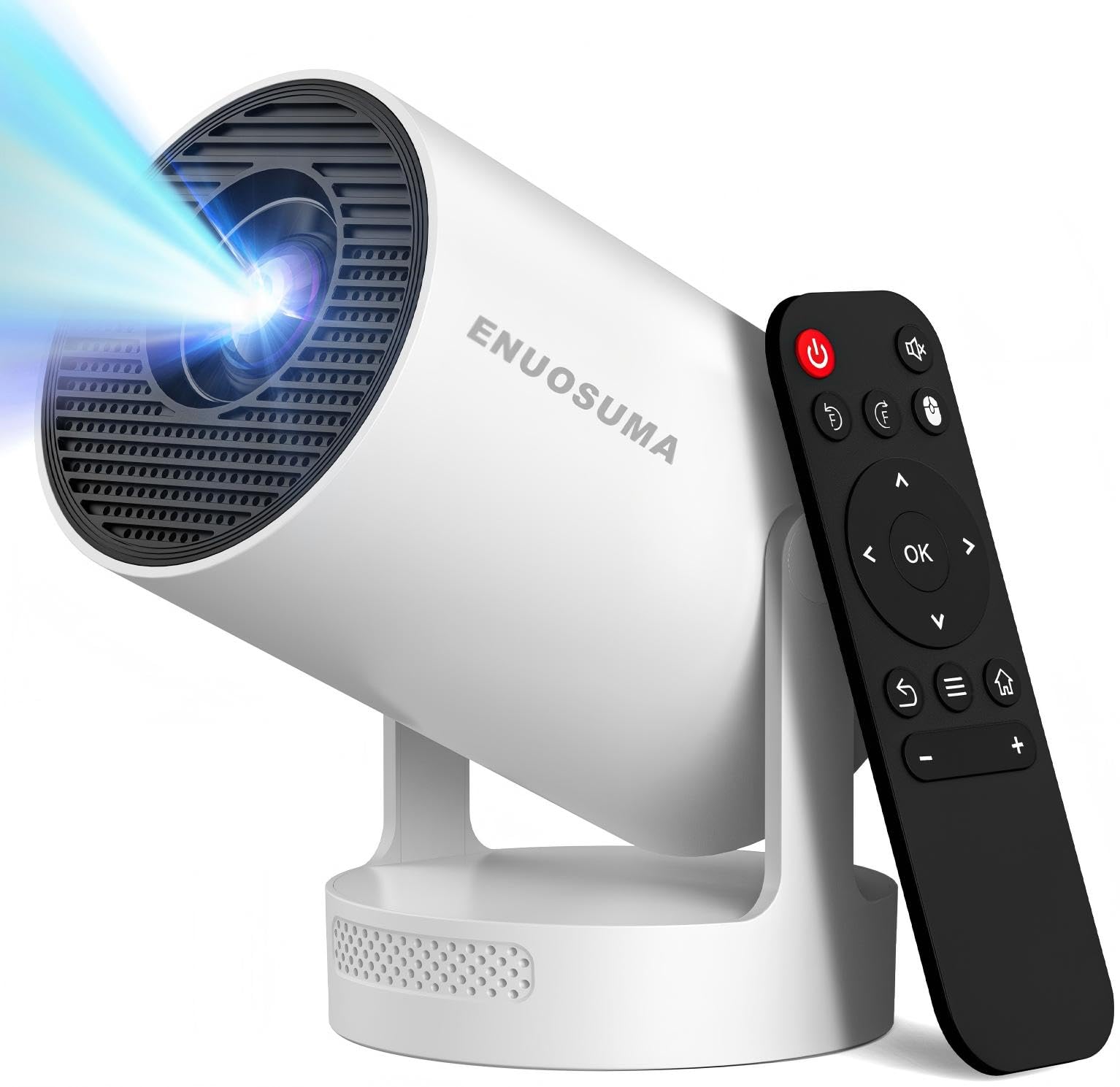 Photo 1 of Mini Portable Projector with Wifi6 and Bluetooth, 4K Projector Support 5w Sound Base Speaker, 160 ANSI, Android 11, Auto Vertical Keystone 210°Rotatable Proyector for Home Bedroom Outdoor HY300 ULTRA