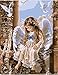 WOVTE DIY Oil Painting, Paint by Number kit No Blending No Mixing Linen Canvas DIY Painting - Angel and Rabbit 16×20 inch.