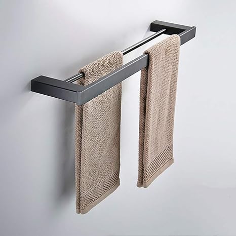 Amazon Co Jp タオルラック ステンレス製のタオル収納ラック 壁掛け浴室キッチンタオルラック Cqqo Color A ホーム キッチン