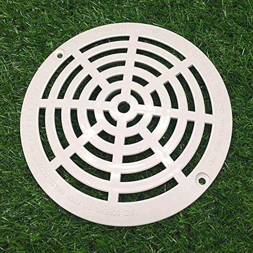 Oral Dentistry 8 Inch White Main Drain Cover Replacement Universal Round Swimming Pool