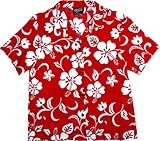 RJC Womens XS to Plus 3X Classic Hibiscus Camp Shirt
