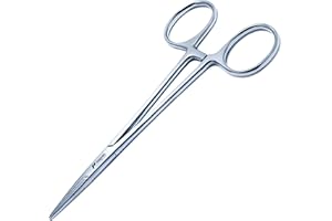 Multipurpose Mosquito Hemostat Locking Forceps Straight Pliers 18 CM Stainless Steel Precision Tool for Medical, Surgical, De