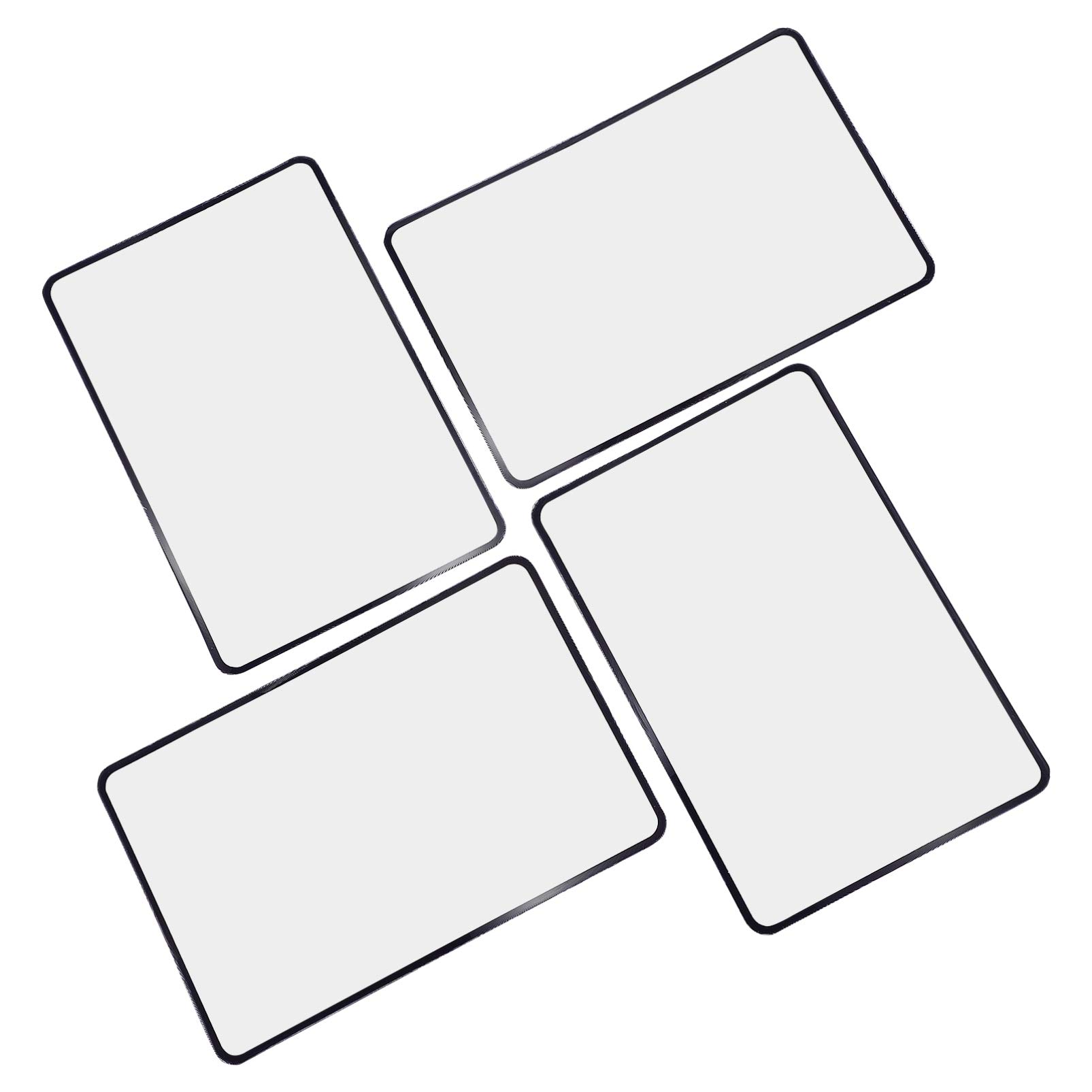 VILLCASE 4pcs 3X Book Magnifier Screen Amplifier Enlarger Page Magnifying Lens Magnifier Sheet for Seniors Reading