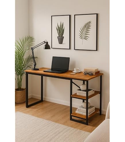 Mesa Escritório Atlanta Azul | Amazon.com.br