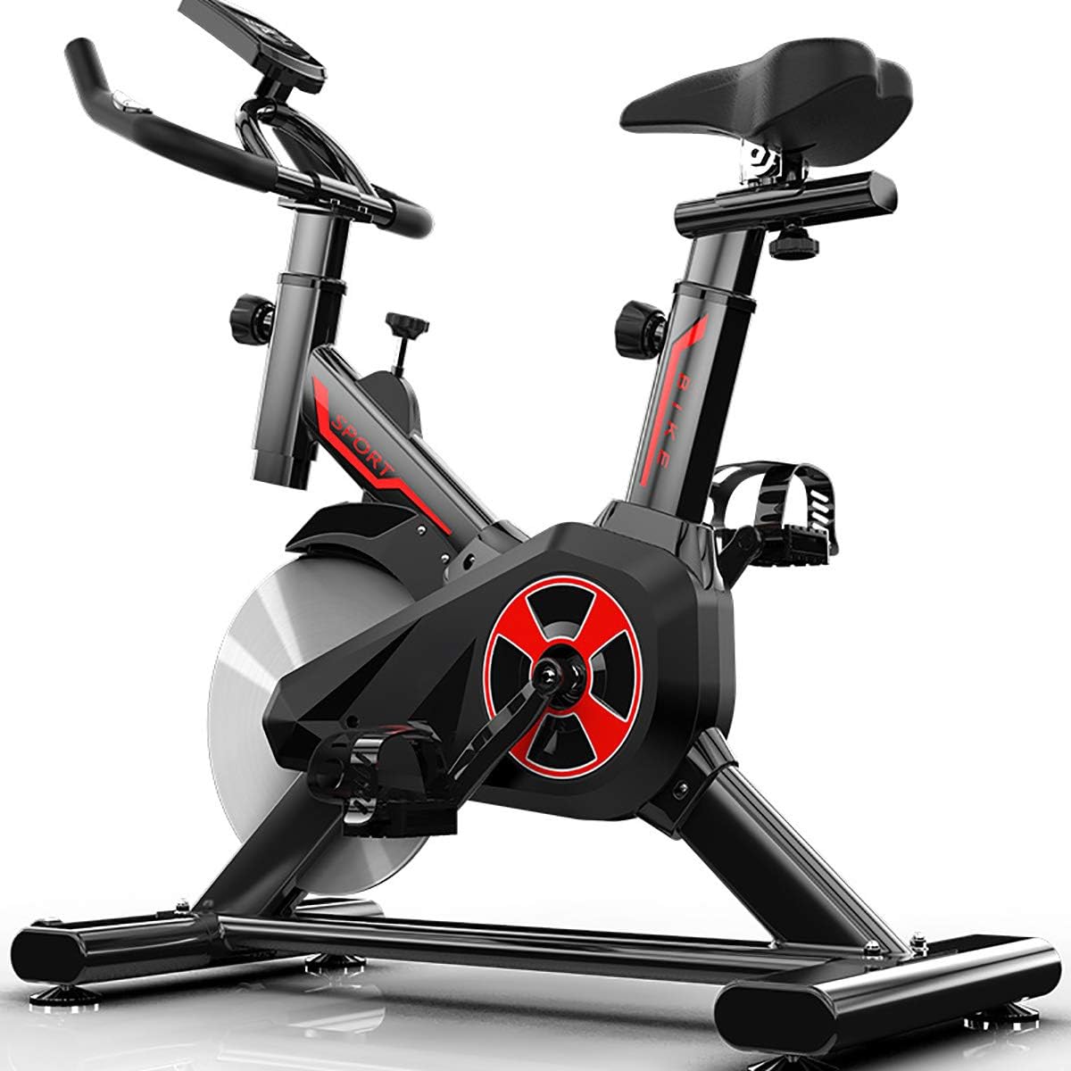MARXIAO Indoor Cycling Exercise Bike Stationary Belt Drive Spin Bike for Home Cardio Gym Workout
