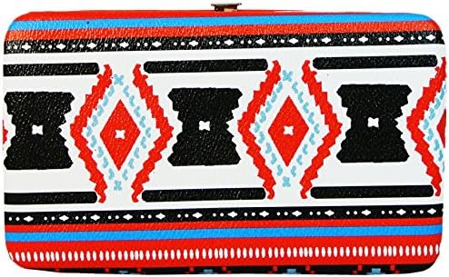 Aztec Navajo Print Flat Wallet Womens Clutch Billfold