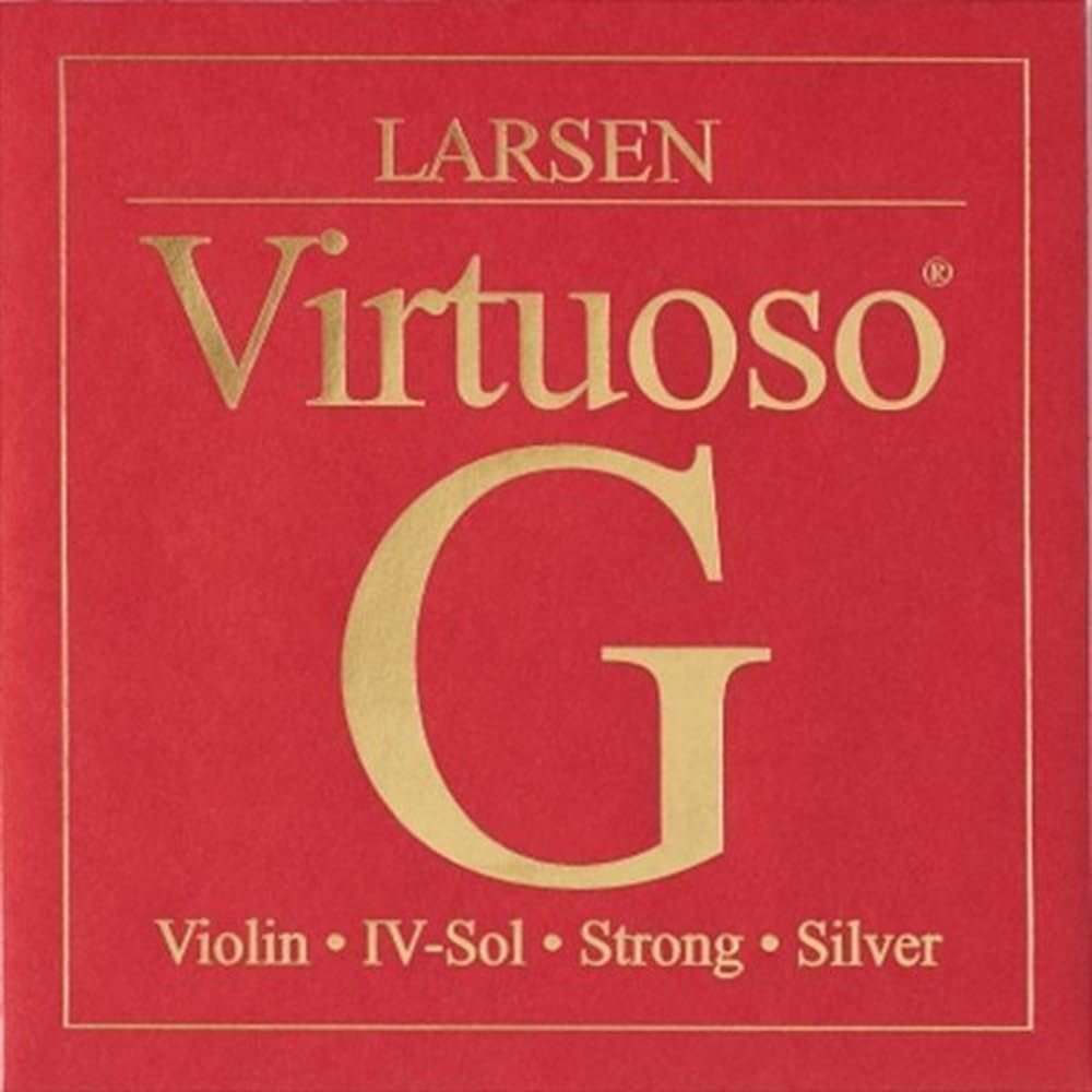 Larsen Strings Violin Strings Virtuoso G Silver single string Multi-Filament Nylon strong - Tension 4,9kg / 10.8lbs