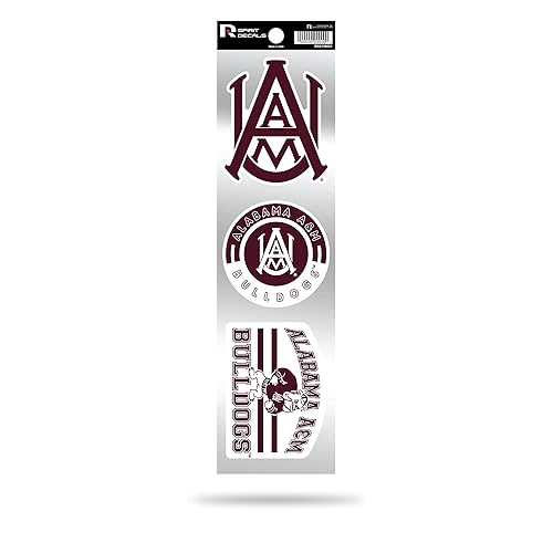 Rico Industries RSS150501: Alabama A&M 3-Piece Retro Spirit Decals