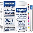 125 ct Drinking Water Test Strips - Home, Well Water Testing Kit for Lead, Hardness, Iron, Copper, Heavy Metals, Chlorine, Nitrate