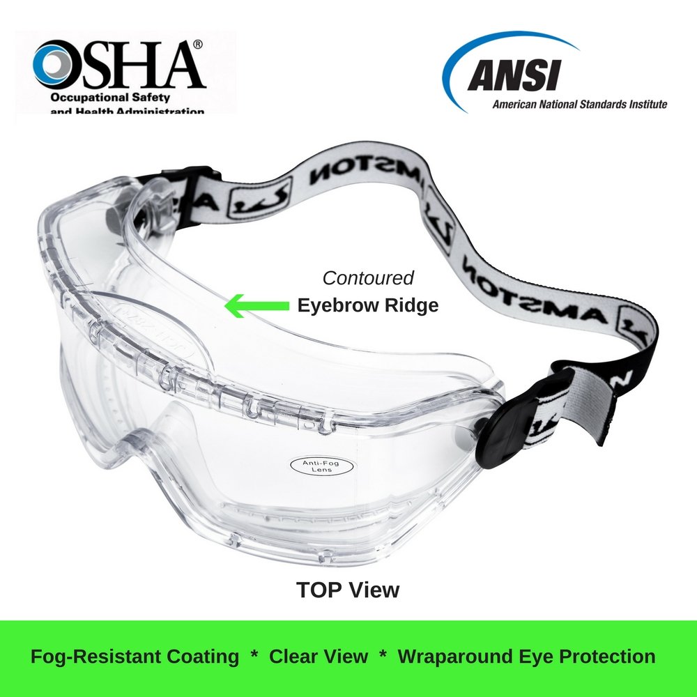 AMSTON Safety Goggles Meets OSHA / ANSI Z87.1 Standards Personal