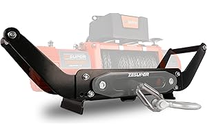 ZESUPER Cradle Winch Mounting Plate for Recovery Winches 8000 lb-13000 lb Hitch Mount Winch Plate Winch Mount Recovery Winche