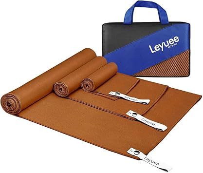 Amazon Leyuee 3枚 速乾タオル マイクロファイバー タオル コンパクト 速乾タオル スポーツ タオル ジムタオル フェイスタオル スイミングタオル 吸水速乾タオル 旅行 バスタオル 登山 速乾 コンパクトタオル スポーツタオル アウトドア 水泳 スポーツ フィットネス