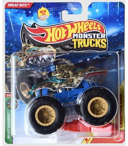 Amazon.com: Hot Wheels Monster Trucks Ramblin Wrecker Color
