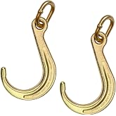 VULCAN 8 Inch Short Tow Hook on Coupling Link - Pair