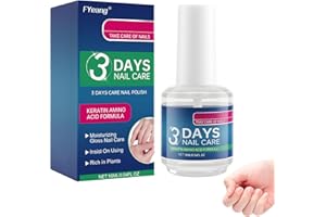 FYeang® 3 Days Nail Care Oil with Keratin, Rapid Strengthening & Hydration, for Dry, Weak & Brittle Nails