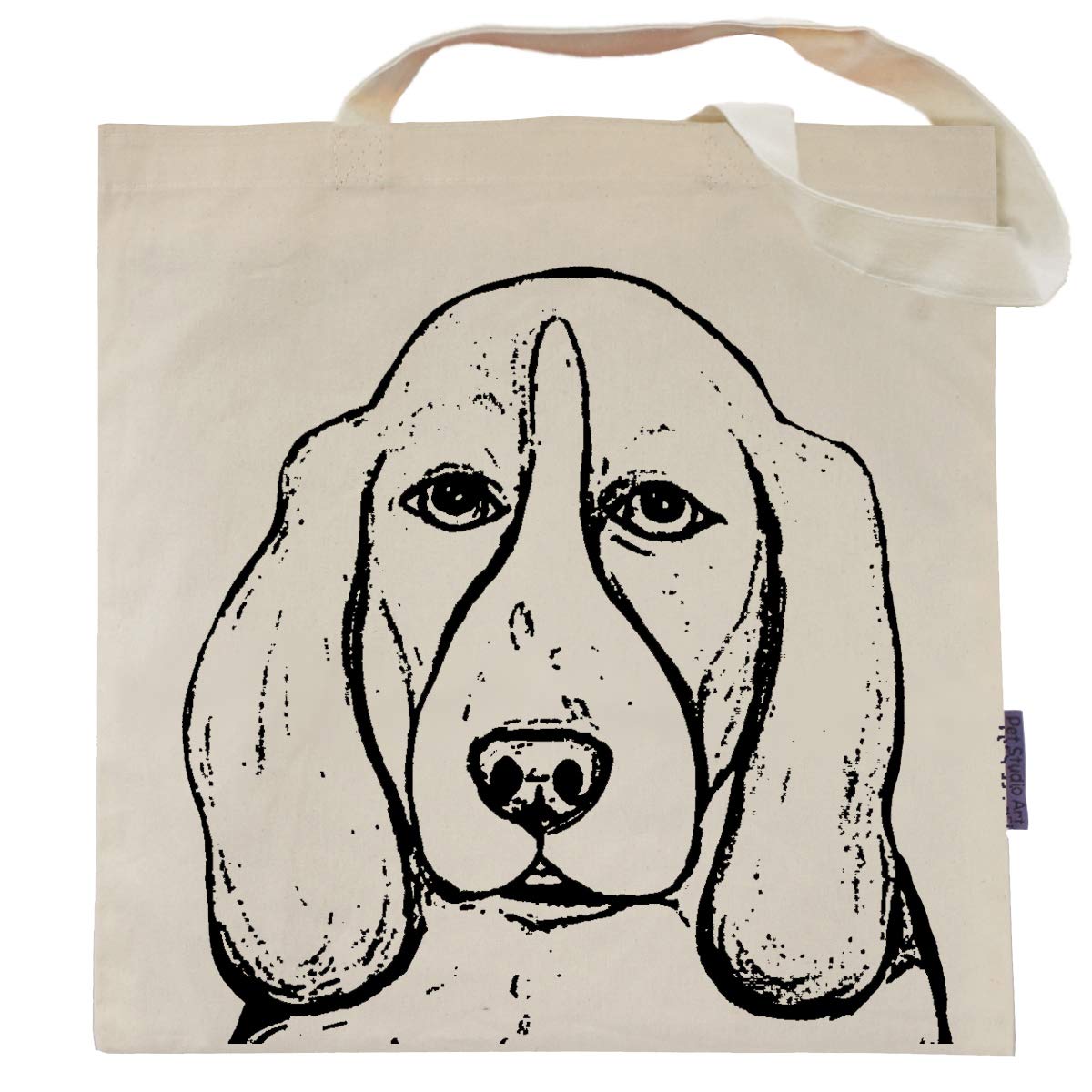 Pet Studio Art Basset Hound Tote Bag - Rembrandt the Basset