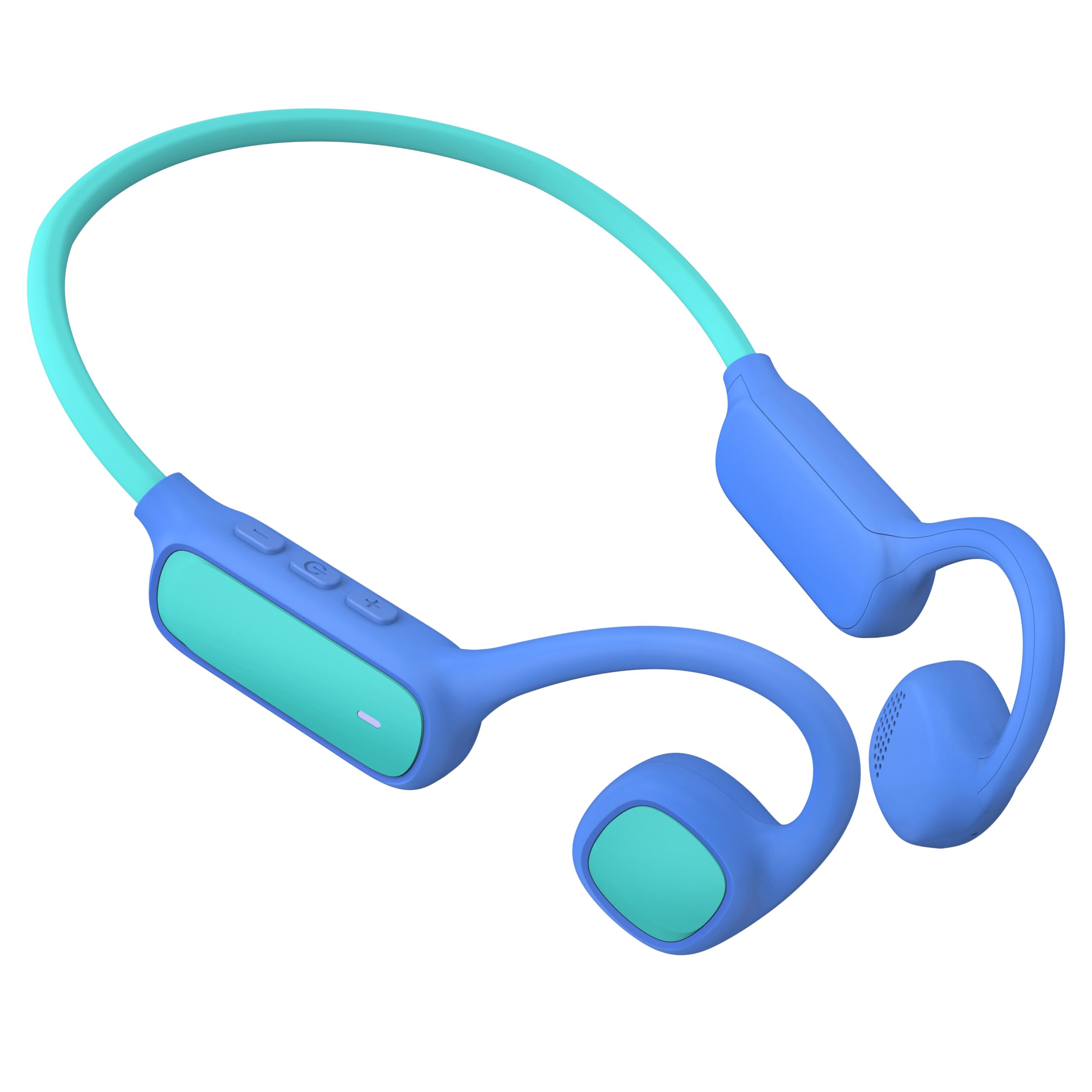 Photo 1 of Kids Bluetooth Headphones, 20 Hours Playtime, Bluetooth 5.3 Kids Headphones Wireless, 85dB Volume Limited, Air Conduction Open Ear Headphones with Mic for Toddler, for Boys Girls (Blue)