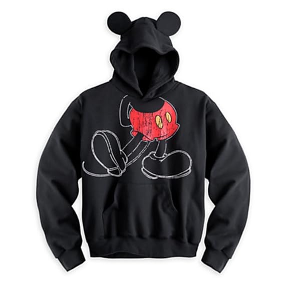mickey mouse hoodie with ears for adults