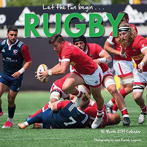 2019 Rugby Wall Calendar, Assorted Sports by Wyman Publishing