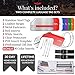 Original Indestructible Luggage Tags for Travel Stand Out with Stainless Steel Privacy Personalized Luggage Tags with Free Smart Bag Tag Recovery Included (Two Pack)