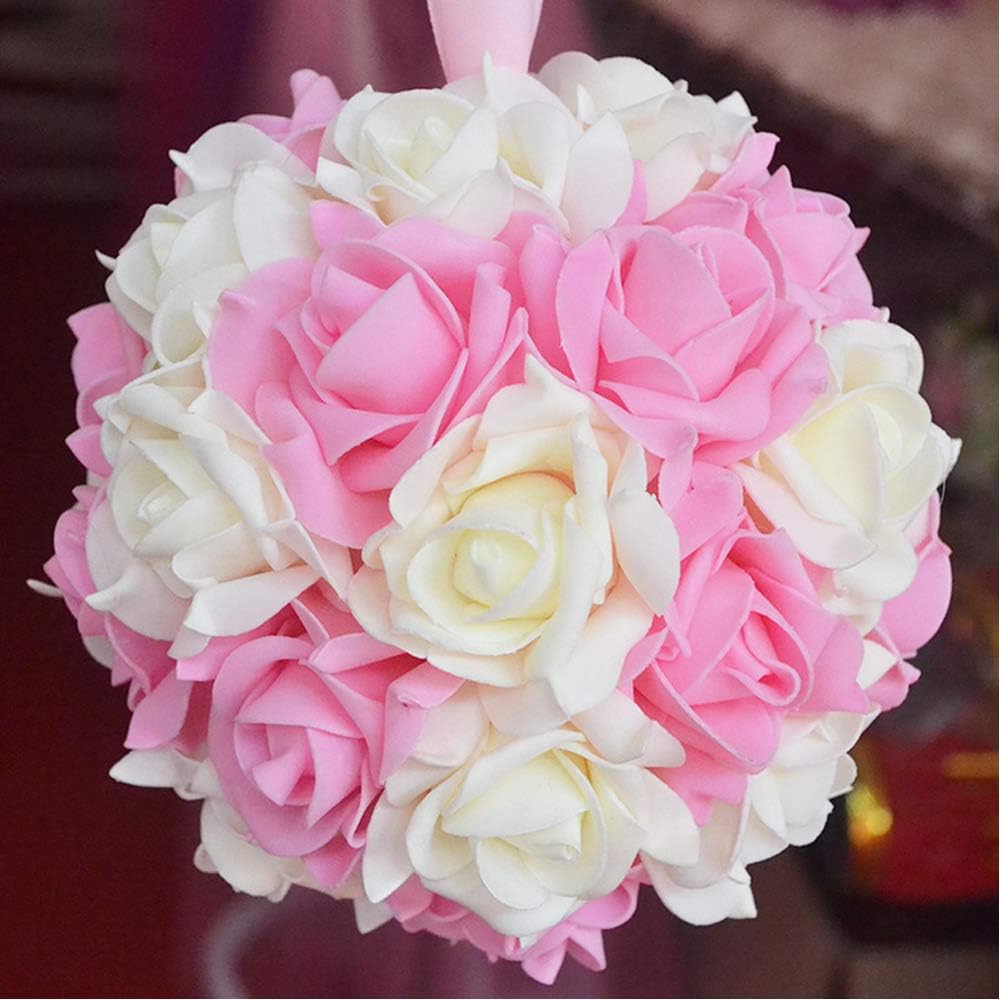 Warmiehomy Artificial Flower Foam Rose, 50 Pcs Real Touch Artificial Roses for DIY Bouquets Wedding Party, Garden, Office - Image 5