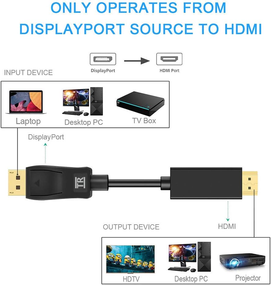 Projector, Monitor, HDTV, for Audio and Video Supports