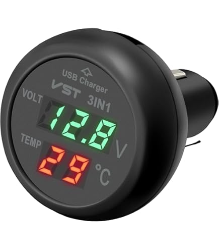 cigarette lighter voltmeter amazon Amazon.com: LCD Cigarette Lighter Voltage Digital Panel Meter Volt Voltmeter  Monitor for Auto Car Truck : Automotive