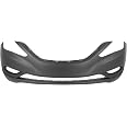 Painted Front Bumper Cover For 2011-2013 Hyundai Sonata – Direct Replacement (Pick Your Color)