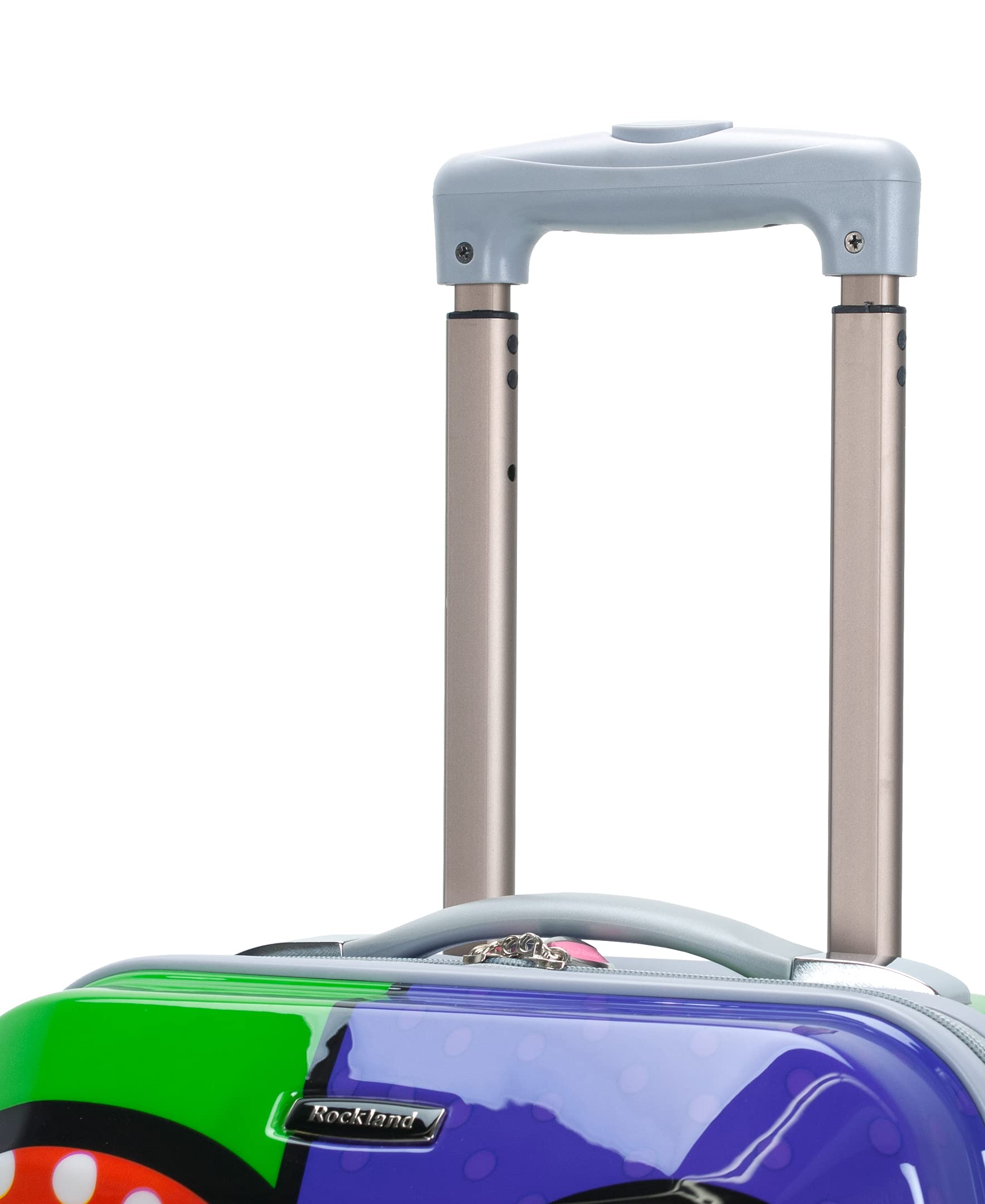 Rockland Departure Hardside Spinner Wheel Luggage, Heart, 2-Piece Set (20/28)