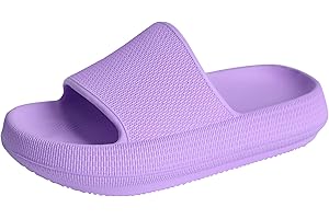 WYSBAOSHU Kids Cloud Slides Girls Boys Slip On Slide Sandals Comfort Non-Slip Thick Sole Slippers Summer Shower Shoes Pool Beach Water Shoes