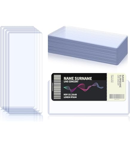 Amazon.com : StoreSMART® - Train Ticket Holder - Zip Closure with