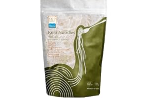 SEA TANGLE NOODLE COMPANY Sea Tangle Kelp Noodles (12oz) - 6 Pack - Low Calorie Asian Noodles for Healthy Noodle Dishes - Gluten Free - Similar to Rice Noodles, Glass Noodles, Pad Thai Noodles, Vermicelli