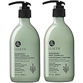 Luseta Rosemary Mint Strengthening Shampoo and Conditioner Provide Nourishment & Smoothness for Thin Hair,Reduce Frizz and Add Shine for All Hair Types 16.9oz×2