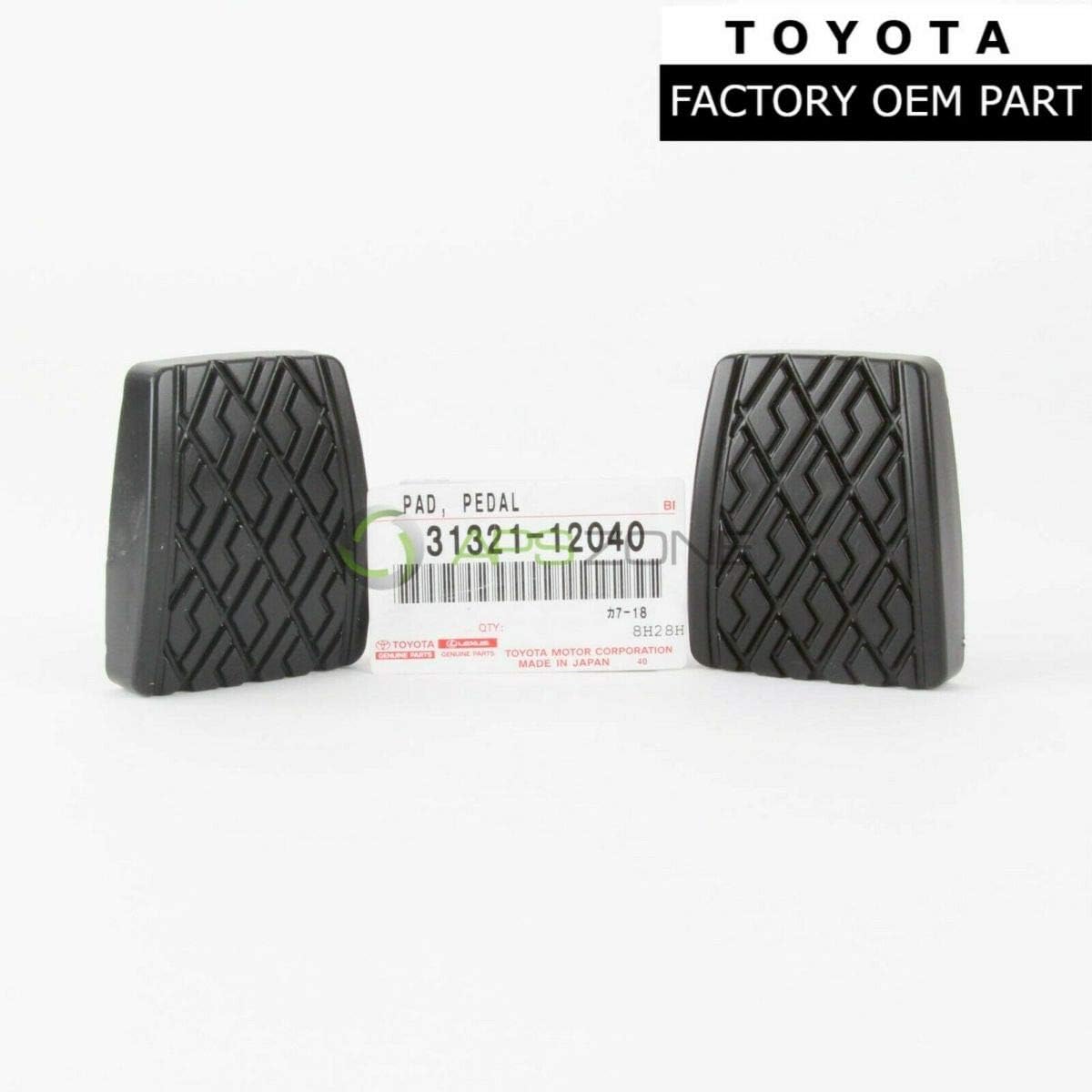 Genuine OEM Toyota Clutch Brake Pedal Pads 3132112040 Celica Corolla 1