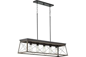 PROGRESS LIGHTING Briarwood Collection 5-Light Coastal Chandelier Light Antique Bronze