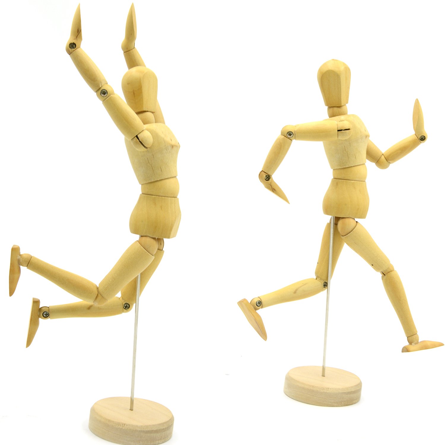 Figura Anatomica Uomo E Donna 30 Cm – Metà Pelle Metà Muscoli – Modello Per Artisti E Studio Medico - 2